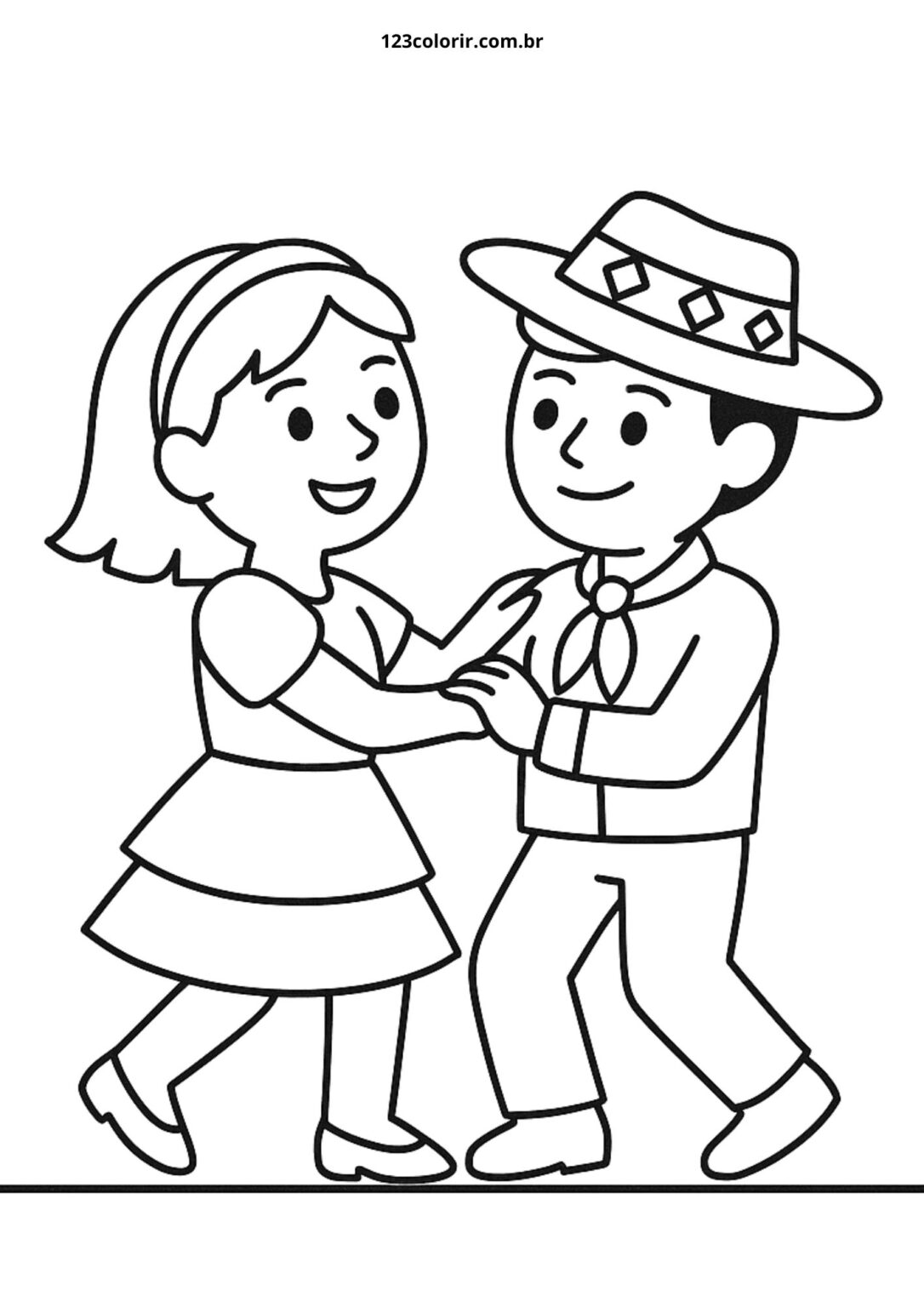 91 Desenhos De Dança Para Colorir – 123 Colorir