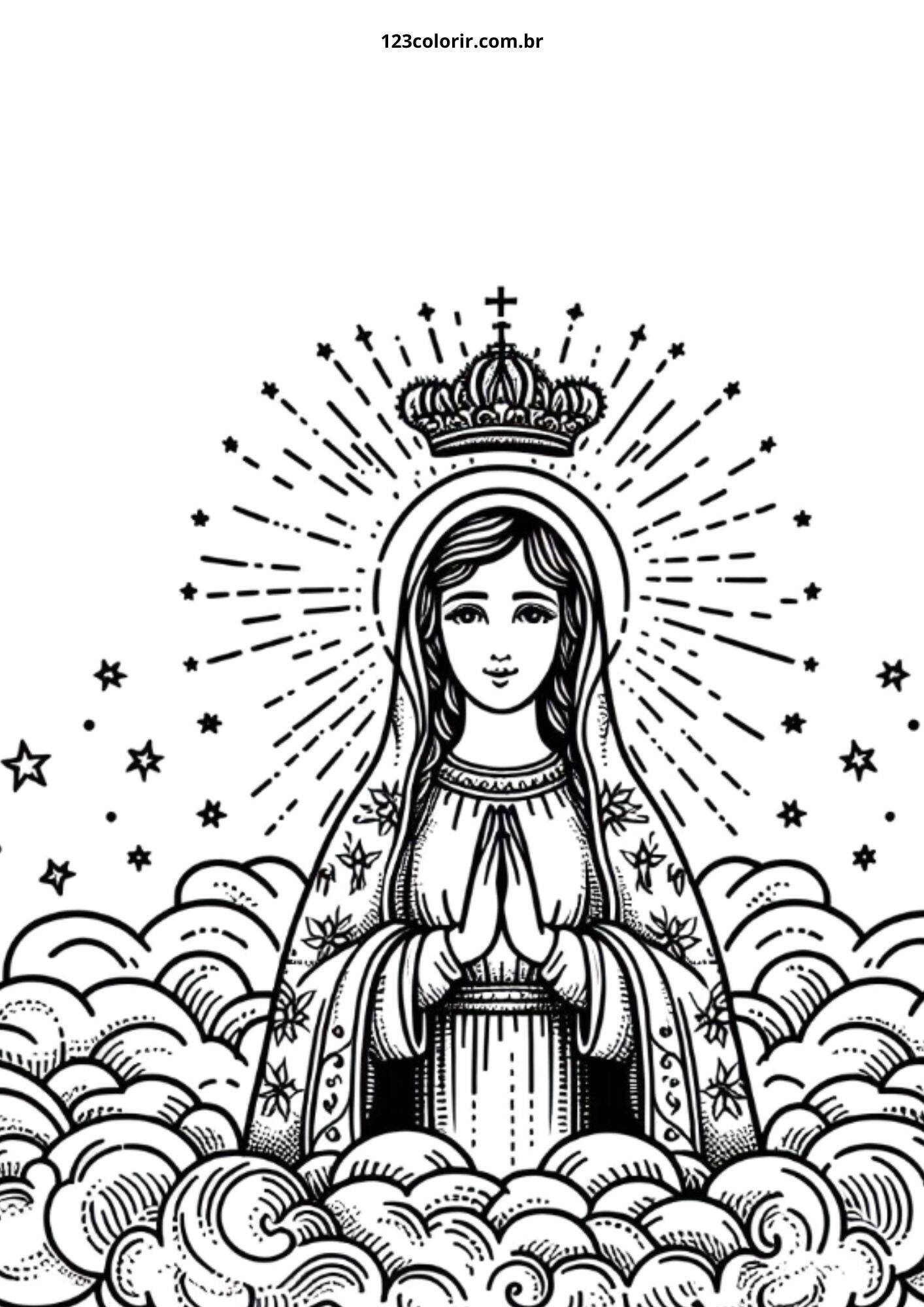 41 Desenhos de Nossa Senhora Aparecida