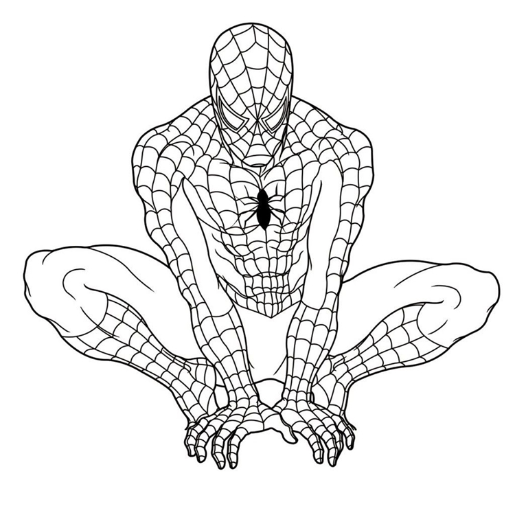 desenhos para colorir homem aranha 35 –  – Desenhos para Colorir