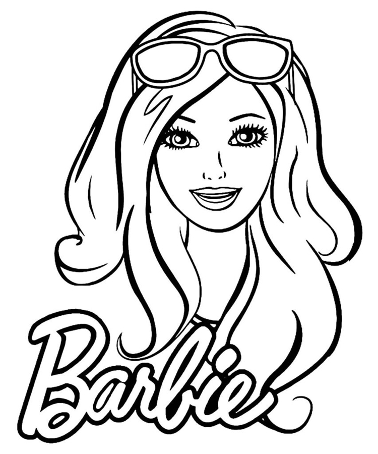 Barbie para pintar - Imprimir Desenhos